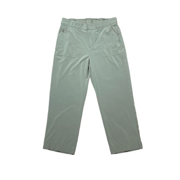 ATHLETA Tribeca Utility Crop Green Size 10 - Picture 3 of 9